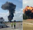 Un accidente aéreo se produjo este domingo 13 de julio en el aeropuerto de Southend de Londres. FOTOS: Tomadas de las redes sociales