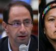 Los colombianos exigen un debate de fórmulas vicepresidenciales entre José Manuel Restrepo y Aida Quilcué. FOTOS: Colprensa