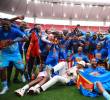 La selección de RD Congo confirmo su cupo en el Mundial al vencer en el repechaje a Jamaica. FOTO: Getty