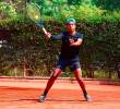 Juan Miguel Bolívar tuvo un exitoso debut en el Abierto de Australia Junior. FOTO FEDECOLTENIS
