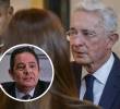 Más allá del protocolo fúnebre, el expresidente Álvaro Uribe Vélez advirtió sobre el vacío político que deja la muerte de Germán Vargas Lleras. FOTO: Camilo Suárez y Colprensa