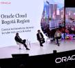 Germán Borromei, presidente Oracle Colombia (derecha), encabezó la presentación de la región de nube pública de la compañía. FOTO CORTESÍA