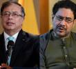 Presidente Gustavo Petro e Iván Cepeda, candidato presidencial. Fotos: AFP