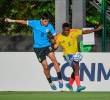 El seleccionado colombiano suma cuatro puntos en la tabla de posiciones del Sudamericano de la categoría. Empató con Ecuador y venció a Chile. Foto: