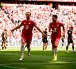 Harry Kane y Luis Díaz forman el tridente más goleador de Europa con Michael Olise. FOTO: <b>GETTY</b>