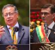 Gustavo Petro, presidente de Colombia; y Rodrigo Paz Pereira, presidente de Bolivia. FOTO: Cortesía redes.