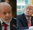 El presidente de Brasil, Luiz Inácio Lula da Silva; y el presidente de Estados Unidos, Donald Trump. FOTO: Getty.