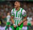 El argentino Juan Francisco Bauzá se ha destacado en los últimas fechas con Atlético Nacional con sus goles y el sacrificio en el campo de juego. FOTO MANUEL SALDARRIAGA