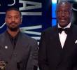 Se escucharon insultos racistas contra Michael B. Jordan y Delroy Lindo mientras presentaban un premio en los BAFTA 2026. FOTO: Captura de video