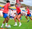 La Selección Colombia se mide a Venezuela, en el segundo partido amistoso en Isla Margarita, como preparatorio para el Mundial de Brasil 2027 y los Juegos Olímpicos de 2028. FOTO CORTESÍA FCF