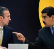 Entre acusaciones de traición a la patria y un desfalco que desafía la imaginación, el juicio contra la trama “PDVSA Cripto” entra en su fase más crítica. El exzar Tareck El Aissami y Nicolás Maduro. FOTO: AFP