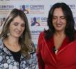 María Fernanda Cabal (de rojo) se pronunció tras la victoria de su colega Paloma Valencia en la encuesta interna del Centro Democrático para la Presidencia de Colombia. FOTO: Colprensa.