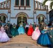 Siete jóvenes campesinas de San Luis, Antioquia, vivieron una fiesta de quinceaños apoyada por comerciantes de todo el pueblo. Foto: Gloria Ceballos, de Las Poderosas.