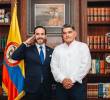 El presidente electo, Abelardo De la Espriella, sostuvo un encuentro con el procurador Gregorio Eljach. Foto: Comunicaciones Abelardo De la Espriella