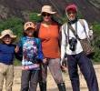 Valderrama-Casallas, una familia colombiana, recorre su país sin ataduras materiales. FOTO: Tomada de Instagram @Losvalderramaviajeros