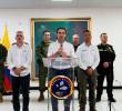 El consejo de seguridad se hizo en la Cuarta Brigada, con asistencia de altos mandos y de 15 alcaldes de municipios antioqueños. FOTO: Alcaldía de Medellín