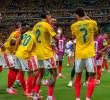 La Selección Colombia logró ganar los dos primeros partidos que jugó en el Mundial. Ambos fueron en territorio mexicano. Foto: Juan Antonio Sánchez