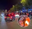 Caos en Londres: violentos disturbios tras el partido entre Francia y Marruecos. FOTOS: Capturas de video X @MundoEConflicto