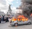 Francia evalúa los daños tras los disturbios y saqueos durante las protestas contra el costo de vida, que dejaron al menos 1.800 detenidos y 1.500 comercios afectados. FOTO: GETTY