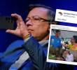 El presidente Petro tuvo un fin de semana bastante agitado en redes sociales: participó en política, atacó a periodistas y futbolistas. Foto: Presidencia