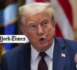El presidente Donald Trump presentó una demanda contra el diario <i>The New York Times</i> difamación por 15.000 millones de dólares. FOTO: GETTY