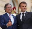 El presidente de Colombia, Gustavo Petro, y su homólogo francés, Emmanuel Macron, sostuvieron una llamada telefónica de 30 minutos. FOTO: Colprensa