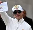 El presidente Gustavo Petro mostró su voto nuevamente. FOTO: AFP