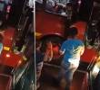 Así fue como colgaron a un presunto ladrón en el Transmilenio de Bogotá. FOTOS: capturas de video