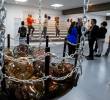 En la Sala U, de la Unal Medellín, está abierta la exposición Nuevas Cartografías. Foto: Julio Herrera.