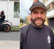 Esta sería la moto que habría sido usada en el asesinato de Jean-Claude Bossard durante un atraco. FOTOS: Tomada de X – captura de video