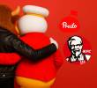 Presto, KFC y Buffalo Wings mostraron su apoyo a Frisby. FOTO CORTESÍA.