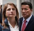 Bernie Moreno, defensora del Pueblo, Iris Marín Ortiz, y el registrador nacional Hernán Penagos Giraldo, los que garantizaron la transparencia en las elecciones presidenciales del 31 de mayo de 2026. FOTOS: Colprensa