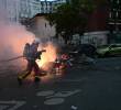 Miles de aficionados del PSG salieron a las calles de París y otras ciudades francesas para celebrar la conquista de la Liga de Campeones. FOTO: AFP.