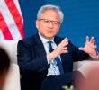 Jensen Huang, CEO de Nvidia, se acerca a una fortuna de US$200.000 millones impulsado por el avance de las acciones de la compañía. FOTO GETTY.