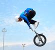 Luis Rincón ya había hecho historia en Francia con “flipwhip footjam, y ahora lo mejoró con este nuevo truco. Foto : A FP.