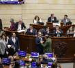 En la plenaria del Senado de la República, se aprobó, en debate, la reforma laboral. FOTO: Colprensa.