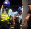El detenido habría escupido y golpeado al agente de tránsito porque este se negó a aceptar un soborno. Foto: cortesía.