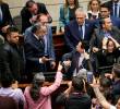 Durante la sesión de este miércoles. 49 senadores votaron “No” a la consulta popular y 47 se pronunciaron a favor del “Sí”. FOTO: Colprensa