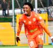 Jhon Gamboa celebra el gol que marcó ante Tigres, en la victoria 1-2 del cuadro naranja en Bogotá, para mantener la opción de ser finalista en la B. FOTO CORTESÍA DIMAYOR