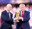 Gianni Infantino, presidente de la Fifa, y Donald Trump, mandatario de Estados Unidos que fue clave en el Mundial de 2026. FOTO GETTY