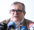 Rodrigo Londoño, Timochenko, presidente del partido Comunes, anunció su apoyo a la candidatura presidencial de Iván Cepeda para la segunda vuelta del 15 de junio. Foto: Camila Díaz / Colprensa