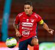 Juanfer Quintero fue elegido como el jugador del partido tras marcar y liderar la reacción del DIM ante Bucaramanga. FOTO: MANUEL SALDARRIAGA