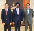 José Manuel Restrepo se reunió en Washington con el presidente del Banco Mundial, Ajay Banga, y directivos del FMI como parte de la agenda internacional del gobierno electo. FOTOS CORTESÍA