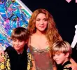 Milan y Sasha sorprendieron al público con su primer videoclip, acompañados por Mila V y bajo la mirada atenta de Shakira. FOTO Colprensa