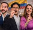 Iván Cepeda, Abelardo de La Espriella y Paloma Valencia, candidatos presidenciales. FOTO: El Colombiano