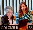 La viceministra Saia Vergara (izquierda) representó al país en Francia. FOTO: MinCulturas