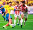 La última vez que Colombia recibió a Paraguay en Barranquilla, el marcador final fue un pálido 0-0, en 2021.<b> </b>FOTO: GETTY