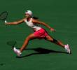 La antioqueña Emiliana Arango Restrepo en acción. En la noche de este lunes buscará el paso al cuadro principal del Open de China. FOTO GETTY