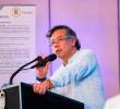 El presidente Gustavo Petro cuestionó desde Boyacá el fallo de la Corte sobre las competencias de la Agencia Nacional de Tierras. FOTO COLPRENSA