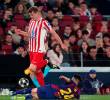 El Atlético de Madrid que dirige el argentino Diego Cholo Simeone dio la sorpresa en el Camp Nou y venció al Barcelona 0-2 en la ida de los cuartos de final de la Champions League. FOTO GETTY